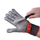 Устойчивые анти- отрезанные перчатки мясника пальцев сетки 5 металла нержавеющей стали безопасности