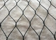 Черной покрытое окисью плетение сетки веревочки провода нержавеющей стали для плакирования фасада