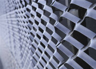 Декоративное сплетенное расширенное плакирование фасада алюминиевой сетки облегченное