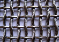 Панели загородки сетки металла Арчитектуал декоративные, нержавеющая сталь сплетенная ячеистая сеть