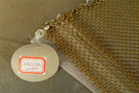 Алюминиевый Drapery сетки металла звена цепи 1.2mm для рассекателя космоса