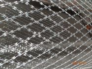 Серебряная промышленная сваренная BTO-18 сетка бритвы 100x150 для загородки защищает