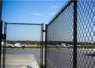 Коммерчески покрытая ПВК ткань загородки звена цепи для загородки спорт школы