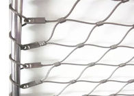 Сетка гибкого кабеля косоугольника ловя сетью кс клонит 60 градусов для Инфилл балюстрады