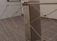 Сетка веревочки провода SS304 декоративного Ferrule гибкая для перил лестницы