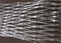Размер панели диаманта сетки кабеля балюстрады лестницы СС316 подгонянный формой