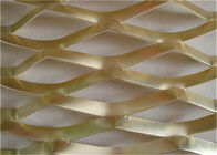Декоративное сплетенное расширенное плакирование фасада алюминиевой сетки облегченное