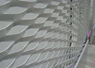 Декоративным расширенная алюминием ячеистая сеть фасада сетки металла сплетенная плакированием