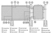 6ft x 100ft гальванизированная стальная ткань звена цепи с зальбандом Knuckled 11ga 2&quot; X2»