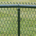 отверстие зеленого цвета белое 55mmx55mm загородки сетки звена цепи 6ft x 30ft для цыпленка и овец