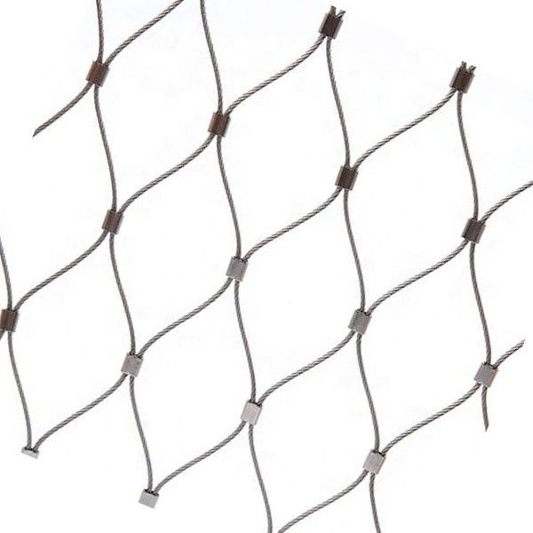 Установка облегченной сети сетки веревочки провода нержавеющей стали погодостойкая легкая
