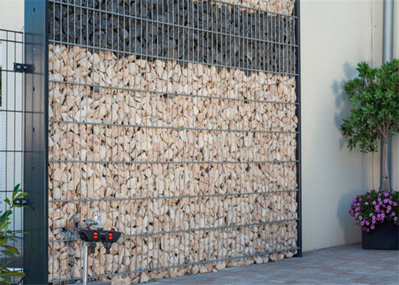 сетка Габионс провода 75кс75ММ раскрывая сваренная для стены украшения сада