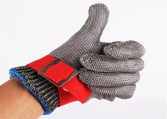 Перчатки безопасности нержавеющей стали СС304, перчатки сетки металла для резать